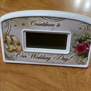 Digital wedding countdown